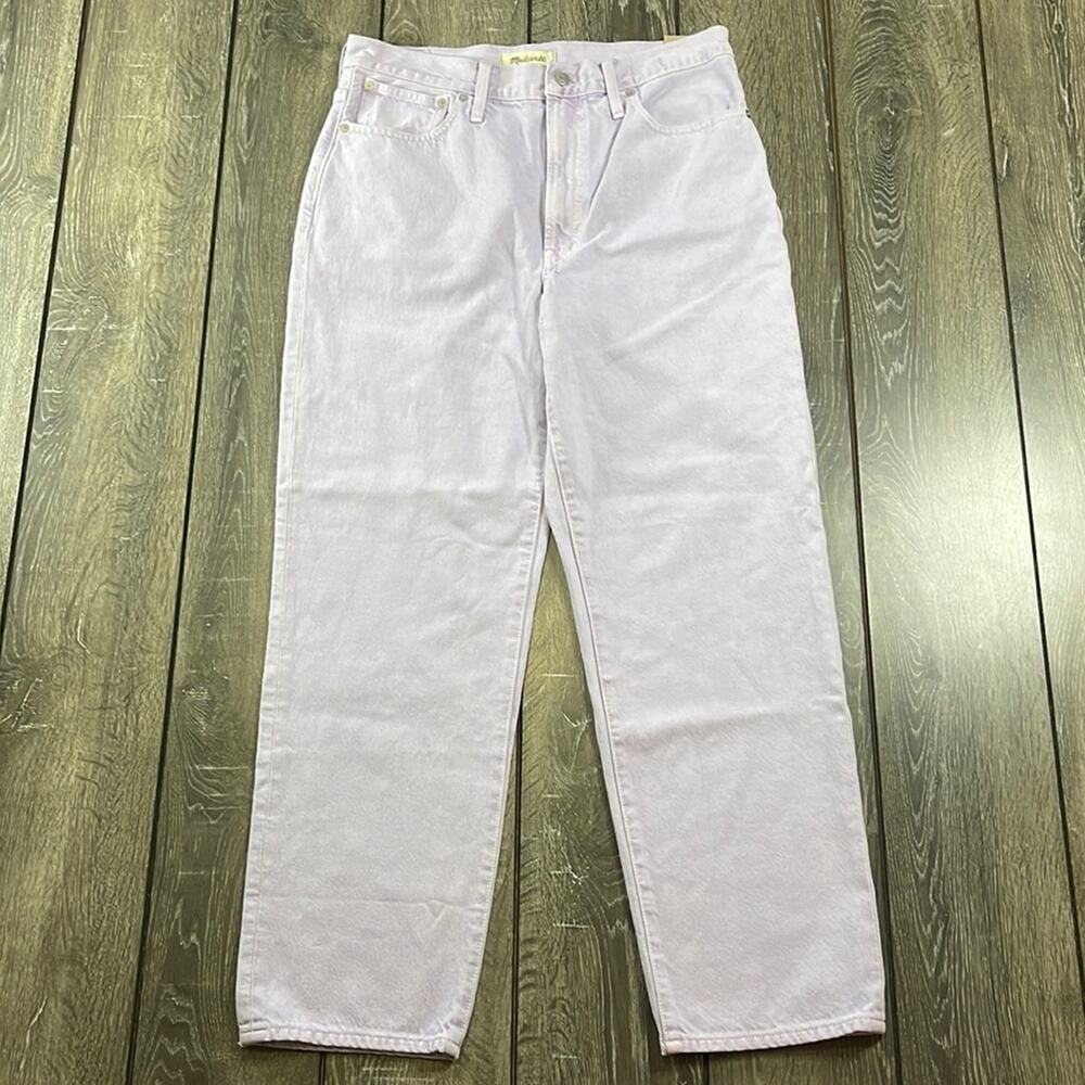 NEW Madewell Purple The Perfect Vintage Straight Jeans Women's Size W 30 NWT